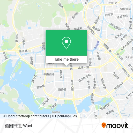 蠡园街道 map