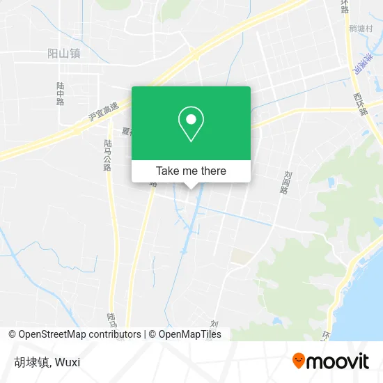 胡埭镇 map