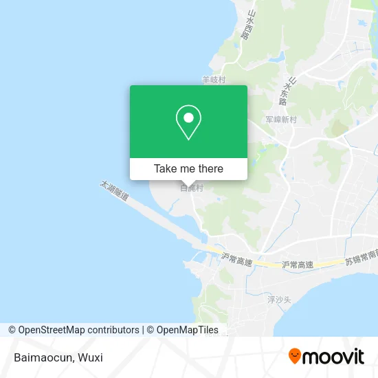 Baimaocun map