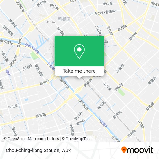 Chou-ching-kang Station map