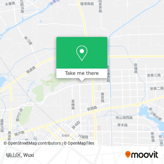 锡山区 map