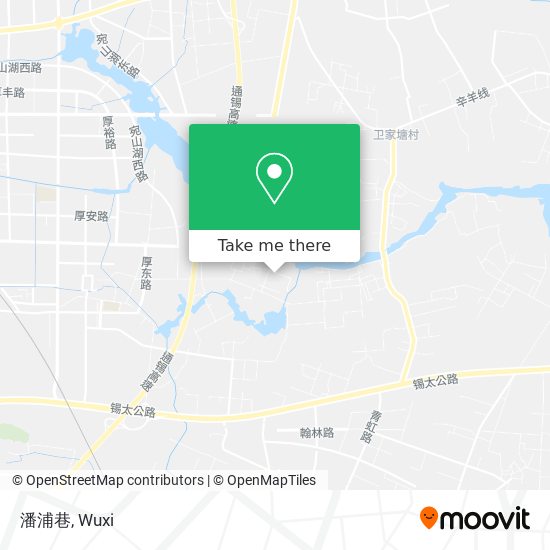 潘浦巷 map