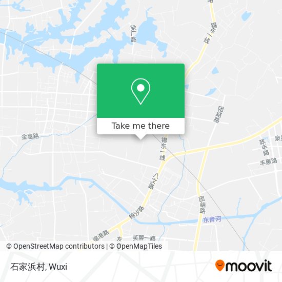石家浜村 map