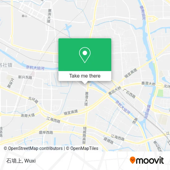 石墙上 map