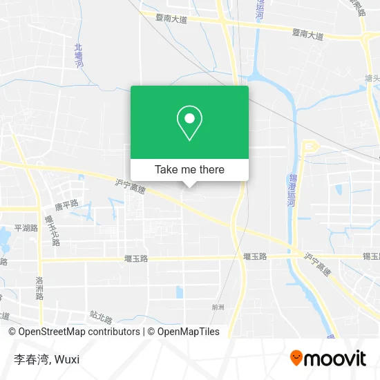 李春湾 map