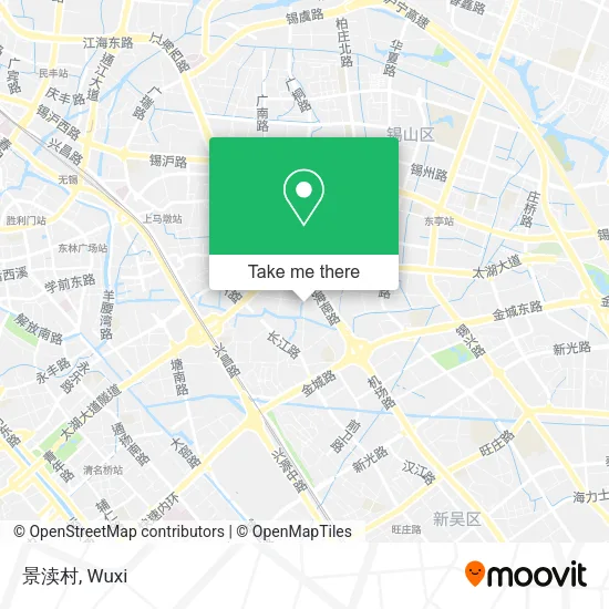 景渎村 map