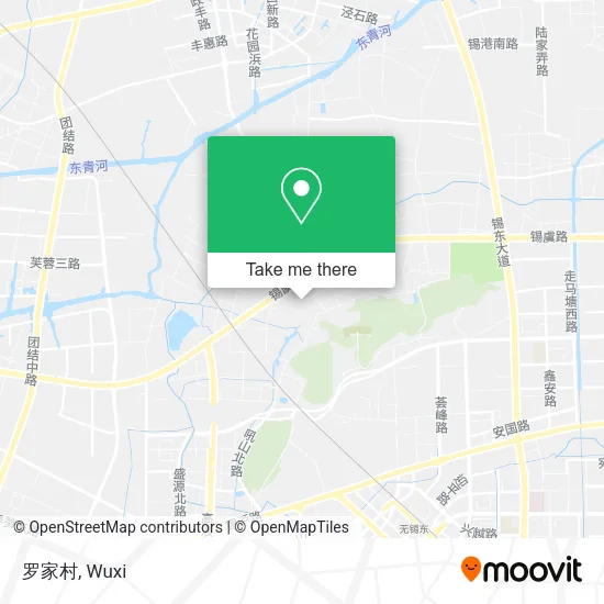 罗家村 map