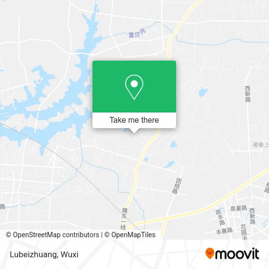 Lubeizhuang map