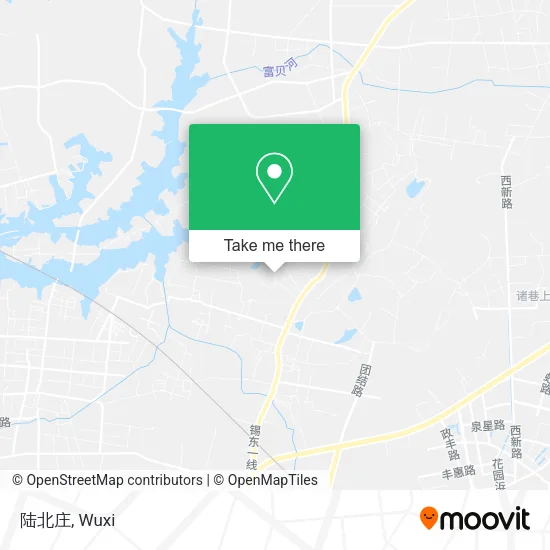 陆北庄 map