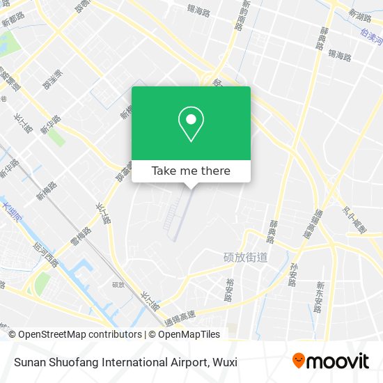 Sunan Shuofang International Airport map