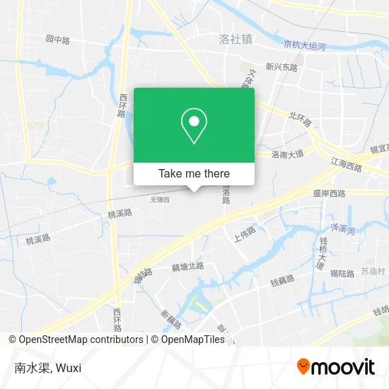 南水渠 map