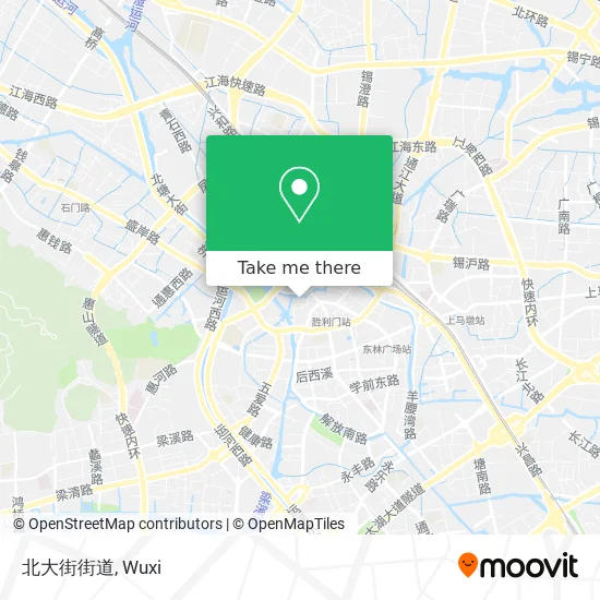 北大街街道 map