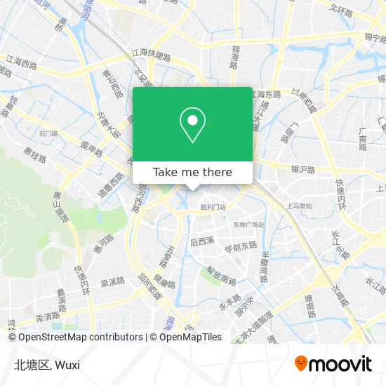 北塘区 map