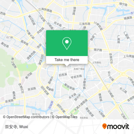 崇安寺 map