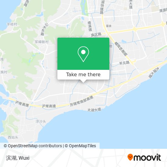 滨湖 map