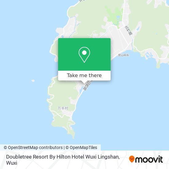 Doubletree Resort By Hilton Hotel Wuxi Lingshan map