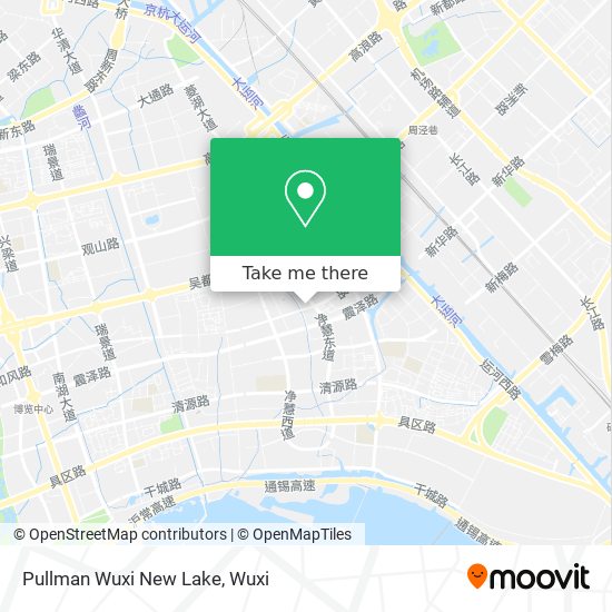 Pullman Wuxi New Lake map