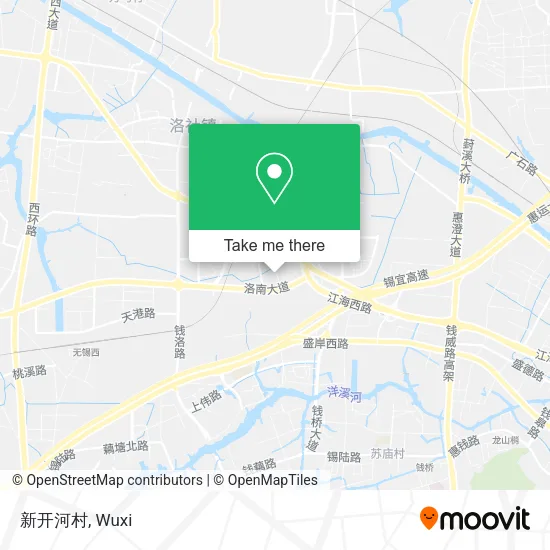 新开河村 map
