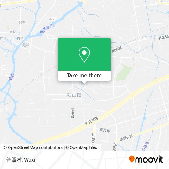 普照村 map