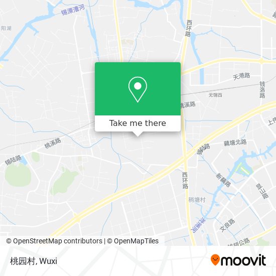 桃园村 map