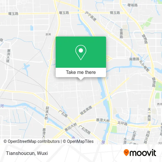 Tianshoucun map