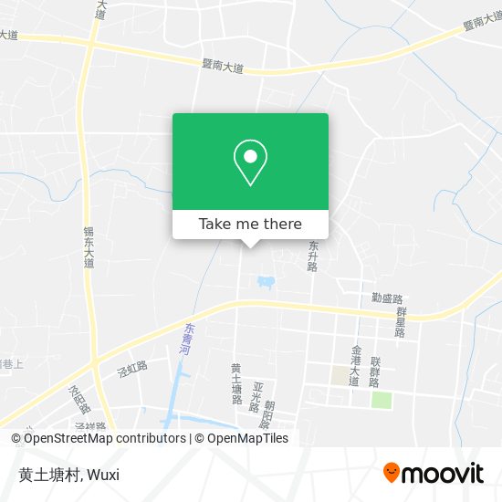 黄土塘村 map