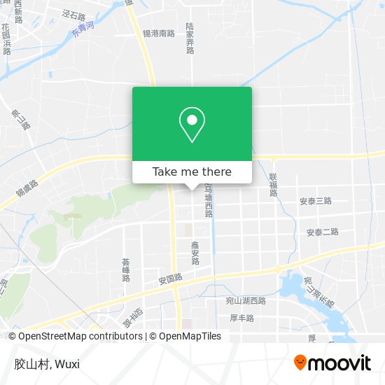 胶山村 map