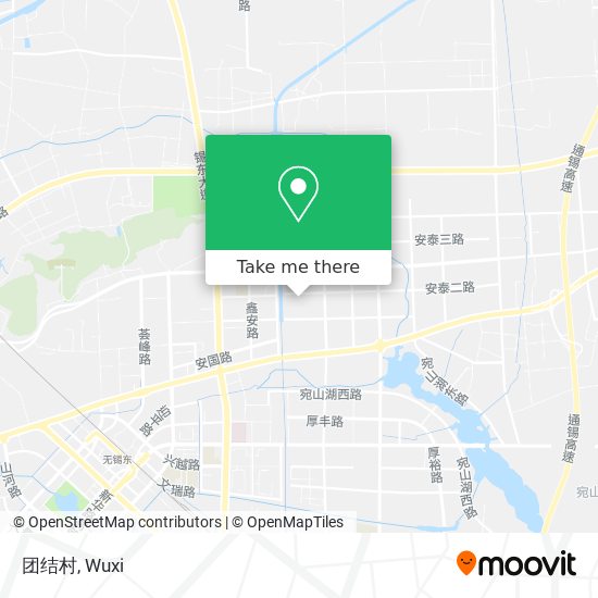 团结村 map