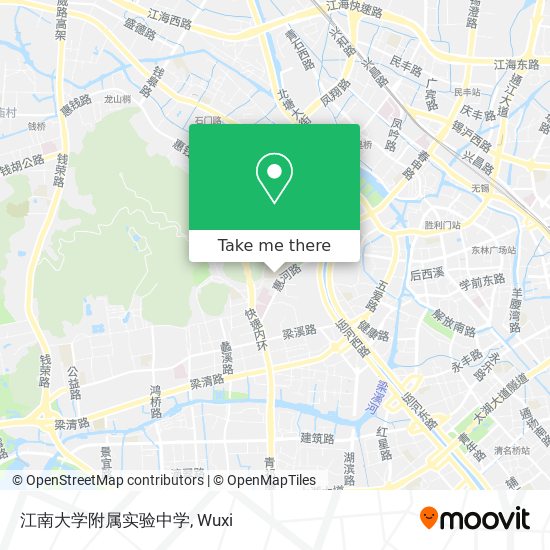 江南大学附属实验中学 map