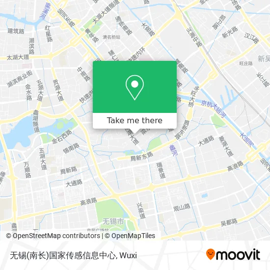 无锡(南长)国家传感信息中心 map