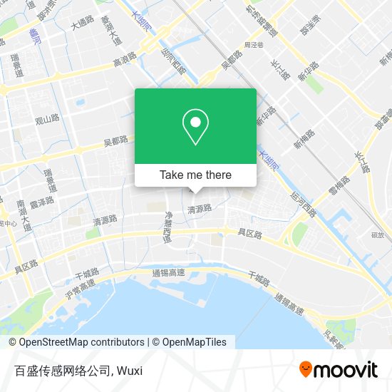 百盛传感网络公司 map
