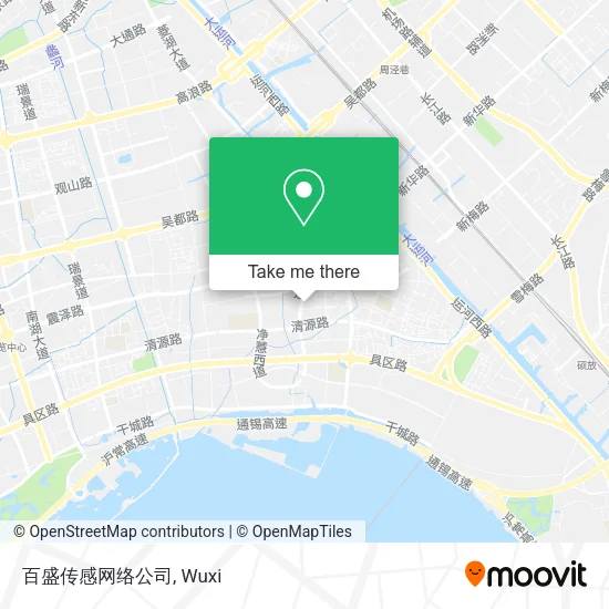 百盛传感网络公司 map