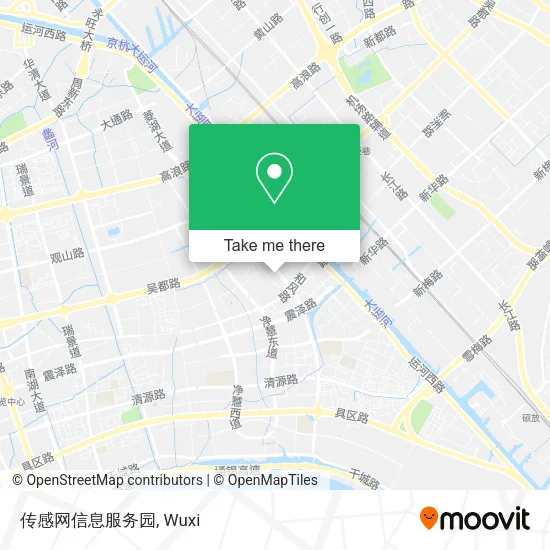 传感网信息服务园 map