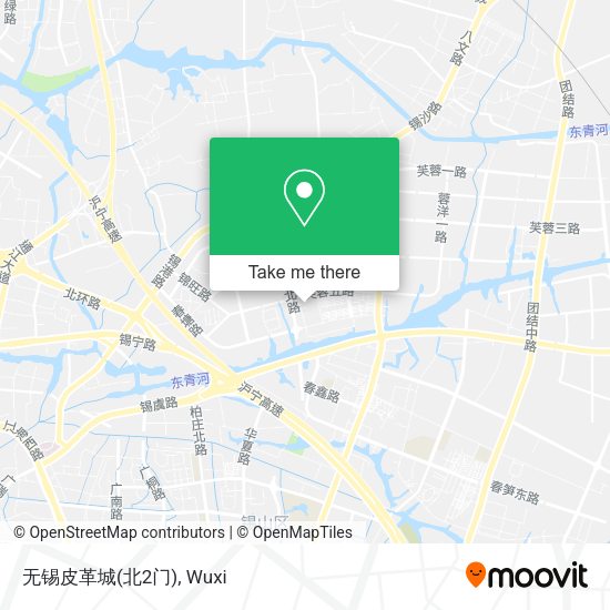 无锡皮革城(北2门) map