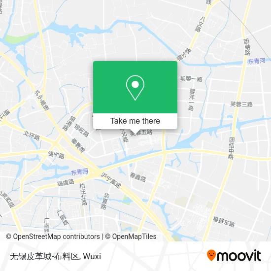 无锡皮革城-布料区 map