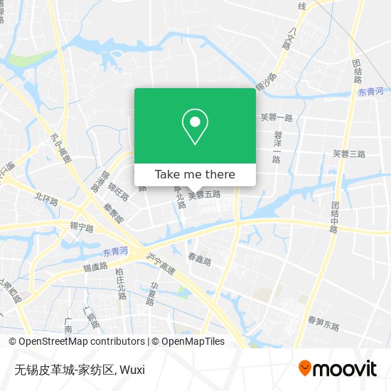 无锡皮革城-家纺区 map