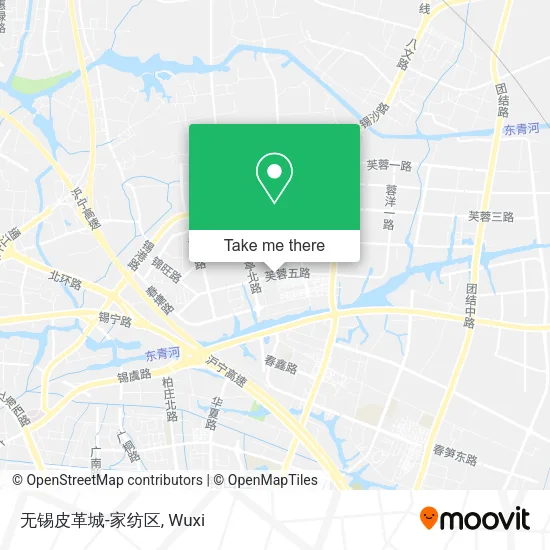 无锡皮革城-家纺区 map