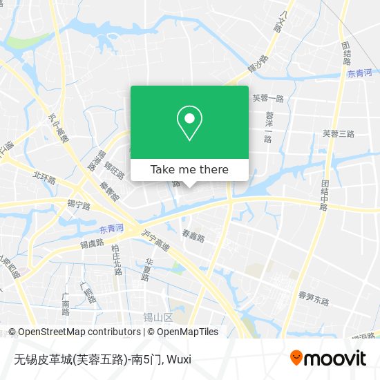 无锡皮革城(芙蓉五路)-南5门 map