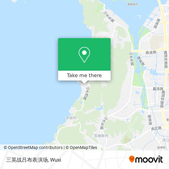 三英战吕布表演场 map