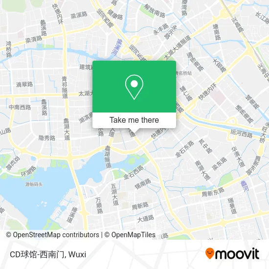 CD球馆-西南门 map