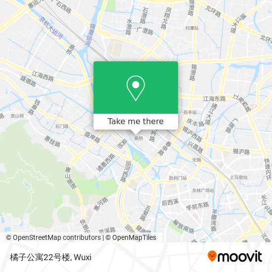 橘子公寓22号楼 map