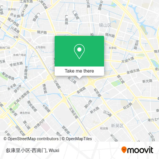 叙康里小区-西南门 map