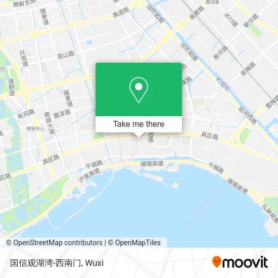 国信观湖湾-西南门 map