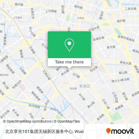 北京章光101集团无锡新区服务中心 map