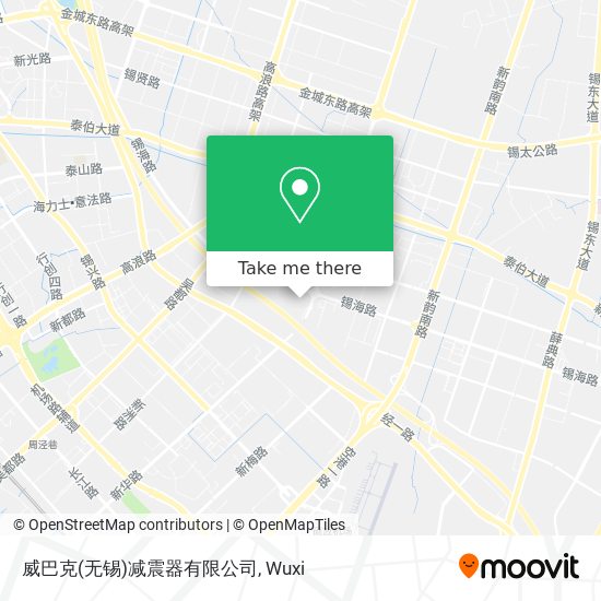 威巴克(无锡)减震器有限公司 map