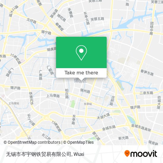 无锡市岑宇钢铁贸易有限公司 map