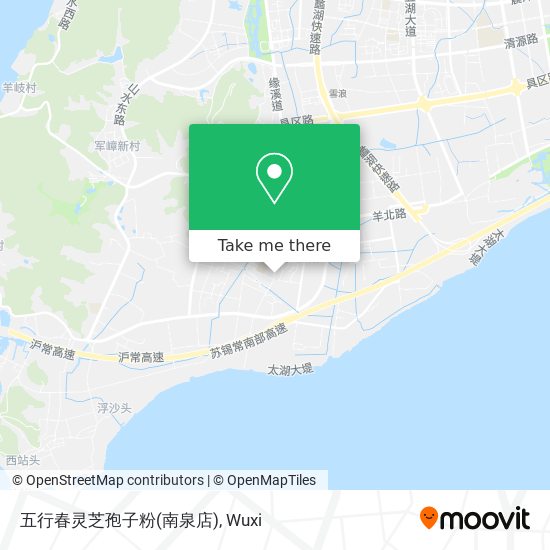 五行春灵芝孢子粉(南泉店) map