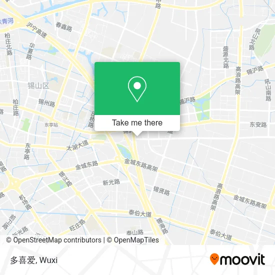 多喜爱 map