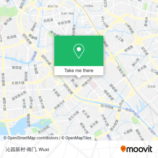 沁园新村-南门 map