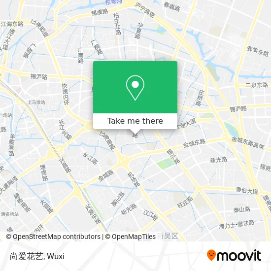 尚爱花艺 map